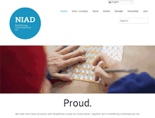 Tablet Screenshot of niadart.org